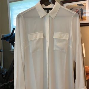 White House Black Market White Shirt